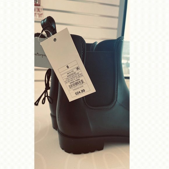 Black Women shoes, Half Boot,  Waterproof boots, Black boots, A new Day - Picture 2 of 6